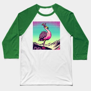 Viking Flamingo V3 Baseball T-Shirt